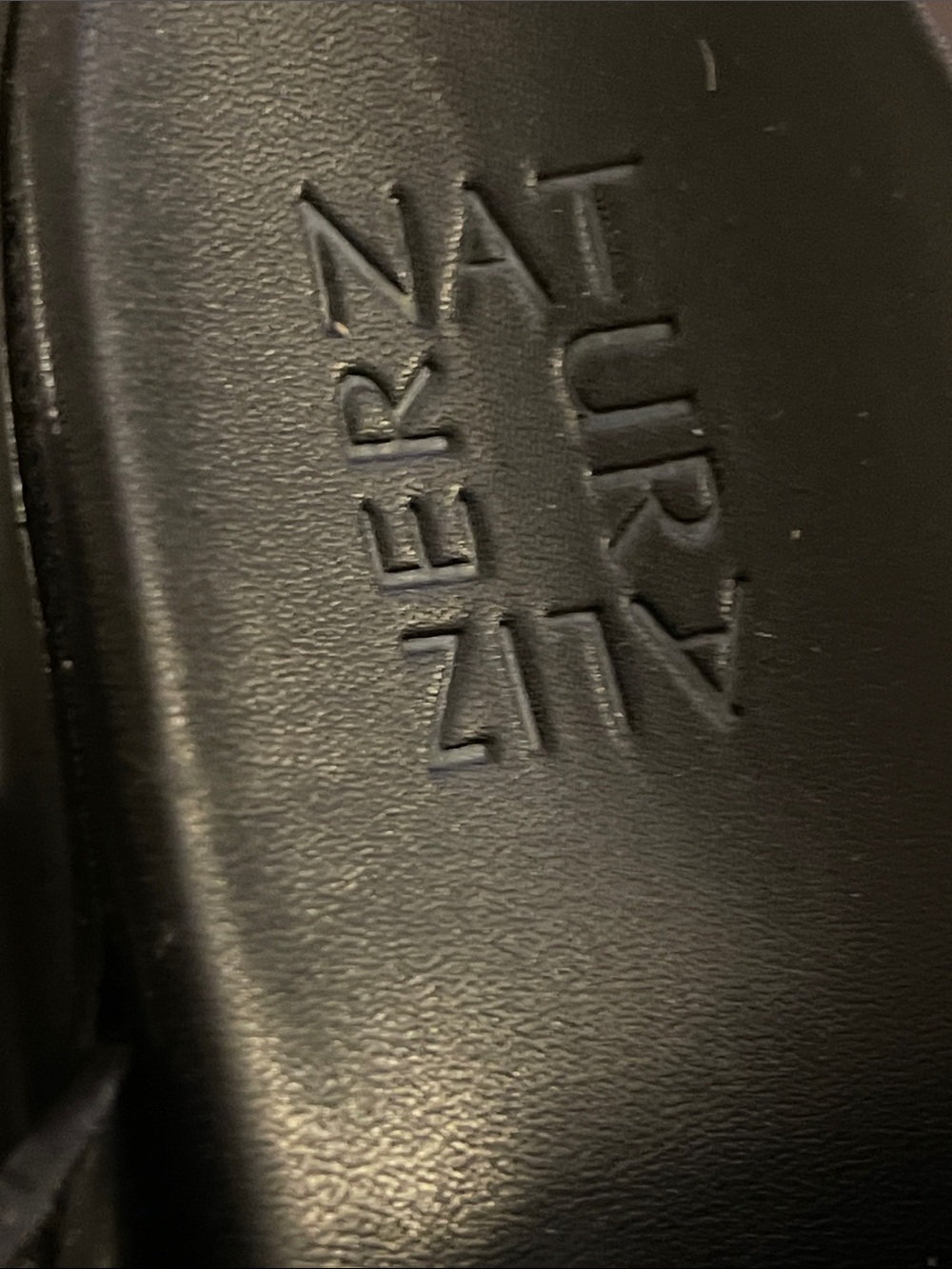 Naturalizer Black Lea Slide platform Sandals Size 9.5M NIB Retail $139 - Picture 3 of 6